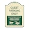 Signmission Guest Parking Unauthorized Vehicles Towed Owner Expense Aluminum Sign, 18" L, 24" H, TG-1824-23928 A-DES-TG-1824-23928 - alternate 1